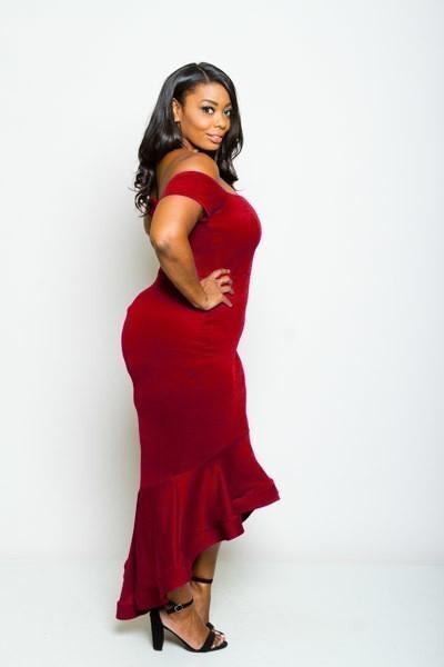 Ayzlee Mermaid Dress-Dresses-Daring Diva Australia-Daring Diva Australia