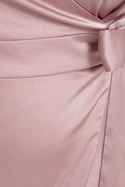 Z-Midnight Rendezvous Wrap Dress Pink-SOLD-SOLD-Daring Diva Australia