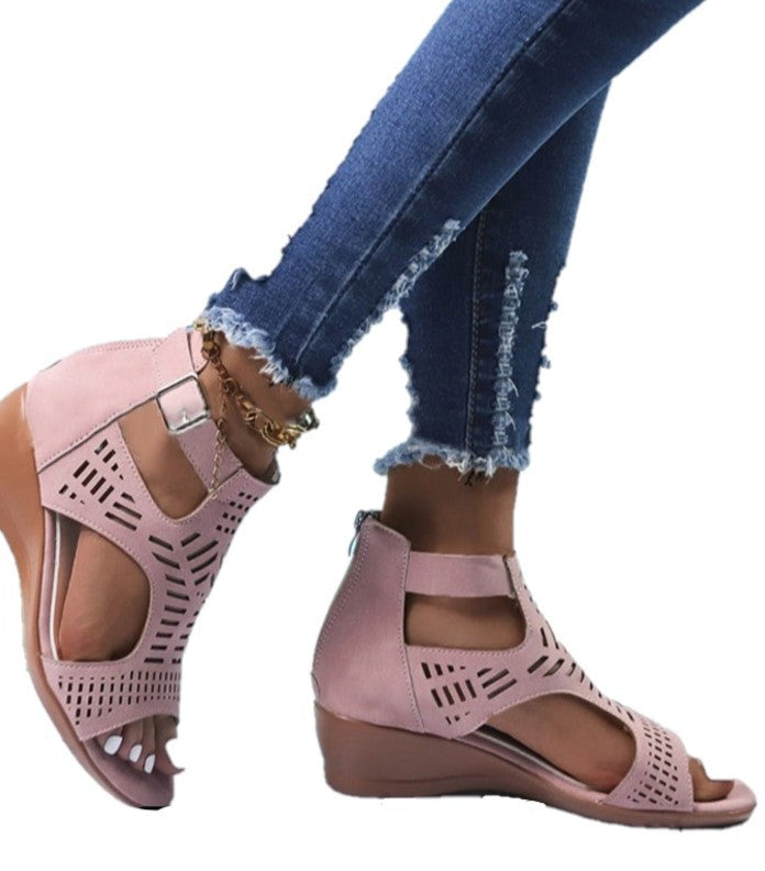 Hollow Out Sandal Wedges