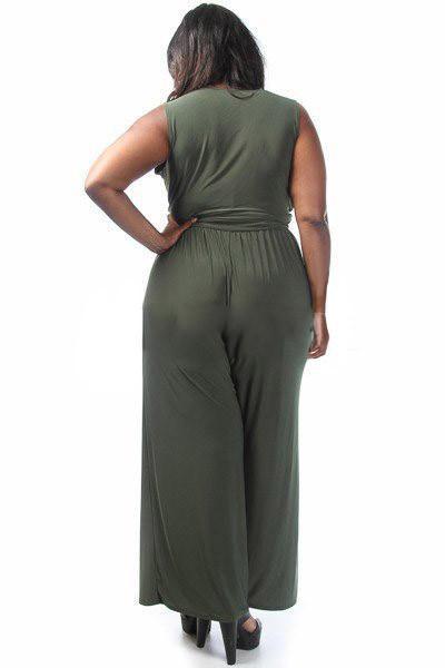 Z-Solid Jersey Flared Jumpsuit-SOLD-SOLD-Daring Diva Australia