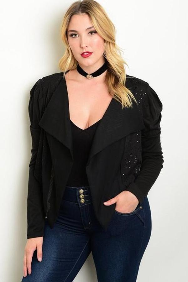 BLACK SEQUIN JACKET-SOLD-SOLD-Daring Diva Australia