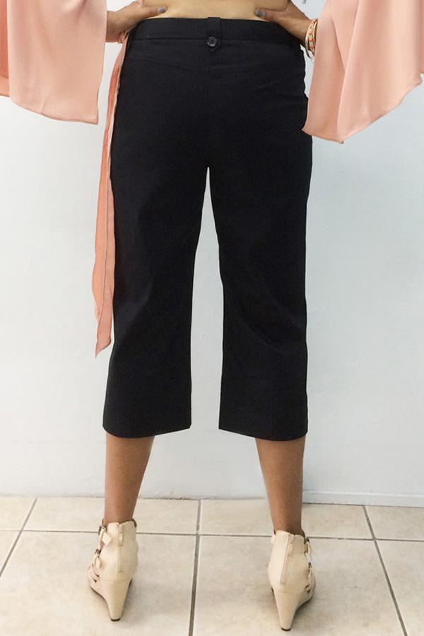 Double Button Cropped Trousers-SOLD-SOLD-Daring Diva Australia
