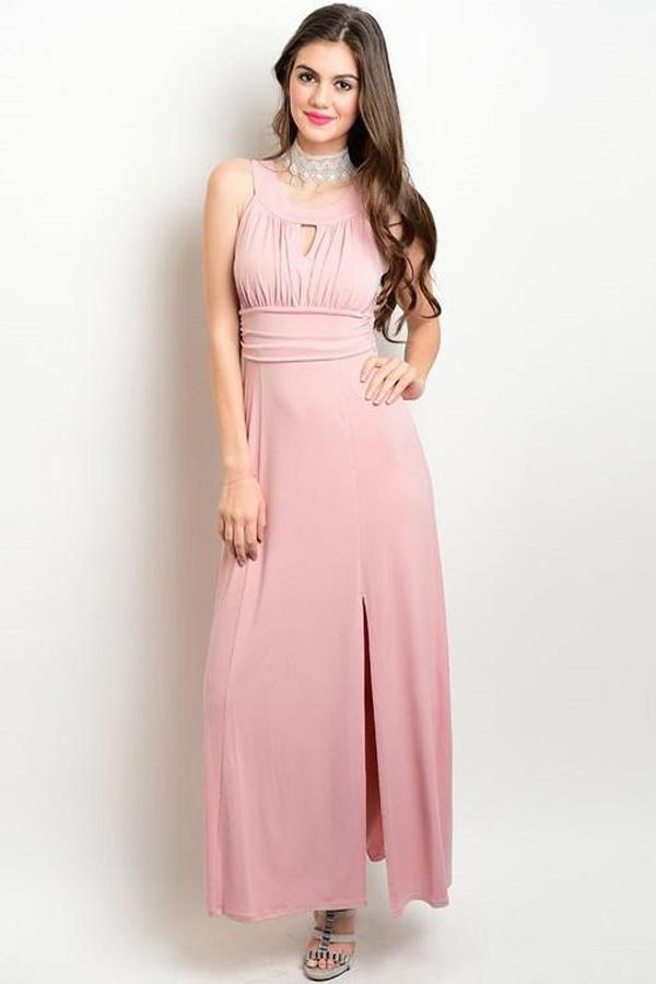 DUSTY PINK MISSY DRESS-SOLD-SOLD-Daring Diva Australia