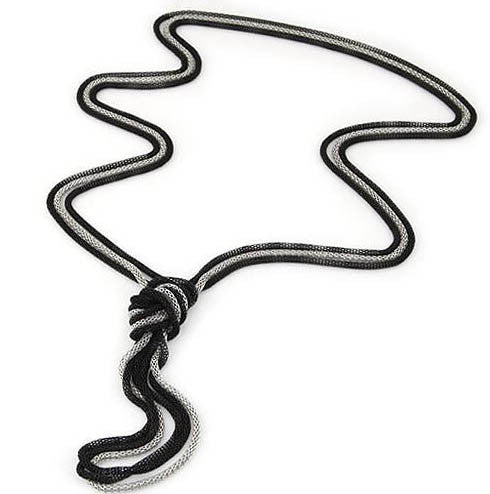 Vintage Twisted Braid Necklace Black-Jewellery-Jewellery-Daring Diva Australia, jewellery, jewelry, rings, earrings, necklaces, bracelet, bangles, choker, fashion jewellery, accessories, gold jewelry, silver jewellery, cheap jewellery, jewellery stores, imitation jewellery, fashion earrings, fashion rings, fashion necklace, costume jewellery, women’s jewellery, earrings for women, gold necklace for women, gold ring for women, women ring, silver necklace for women, silver ring for women, black necklace