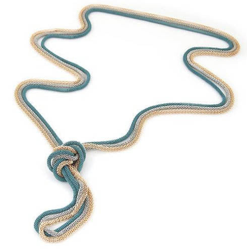 Z-Vintage Twisted Braid Necklace Green-SOLD-SOLD-Daring Diva Australia