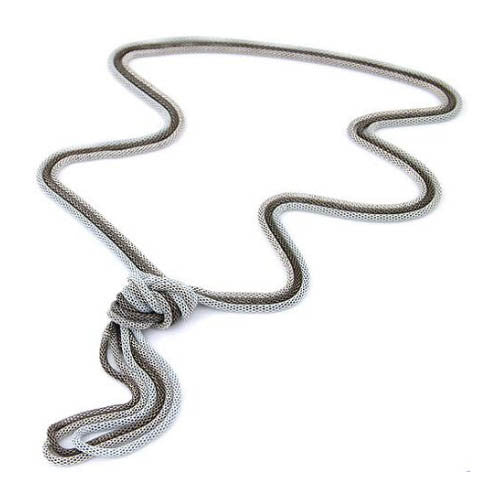 Z-Vintage Twisted Braid Necklace Charcoal-SOLD-SOLD-Daring Diva Australia
