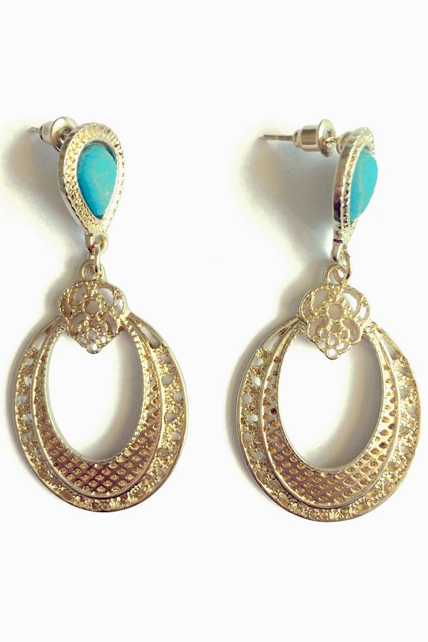 Hollow Out Drop Earrings-Jewellery-Jewellery-Black-Daring Diva Australia, jewellery, jewelry, rings, earrings, necklaces, bracelet, bangles, choker, fashion jewellery, accessories, gold jewelry, silver jewellery, cheap jewellery, jewellery stores, imitation jewellery, fashion earrings, fashion rings, fashion necklace, costume jewellery