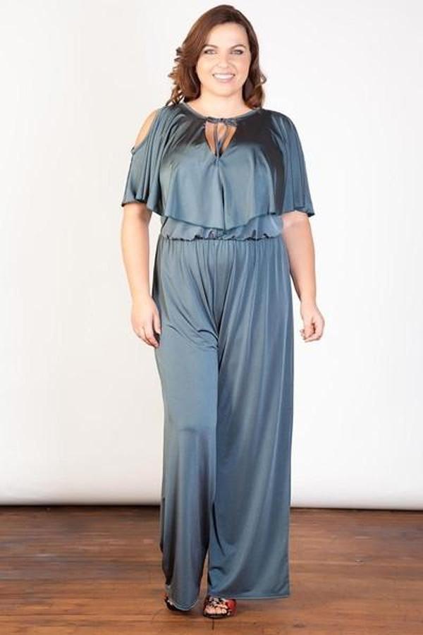 Satin Nights Frill Jumpsuit-SOLD-SOLD-Daring Diva Australia