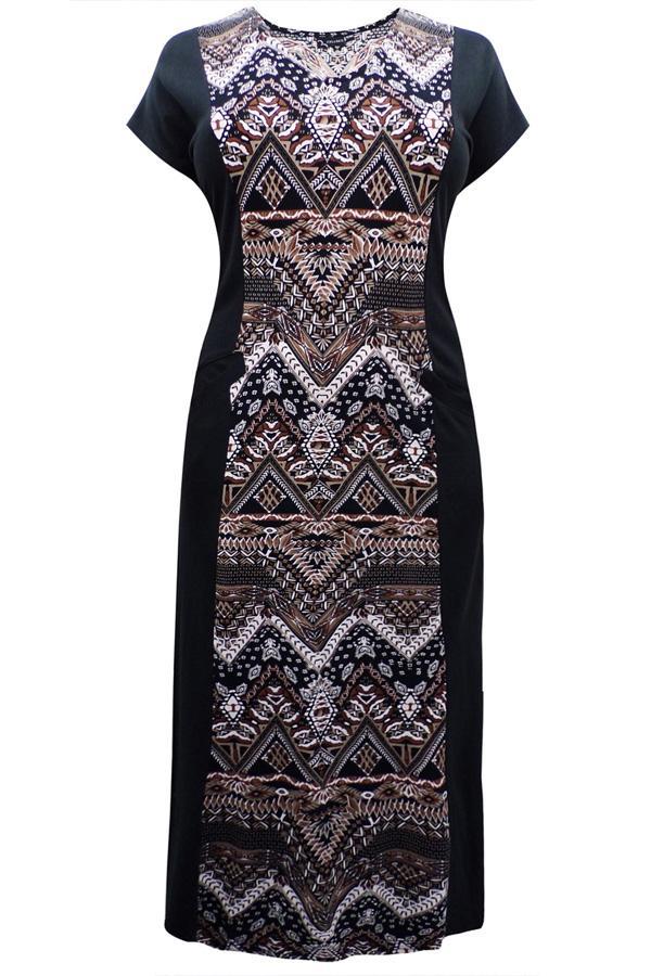 Kaysee Tribal Print Shift Dress-SOLD-SOLD-Daring Diva Australia