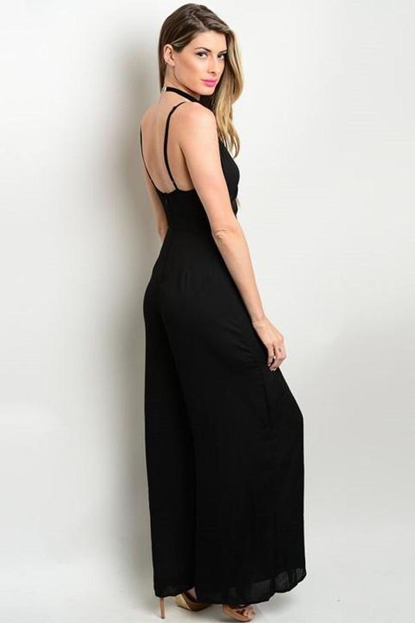 DIAMOND BLACK JUMPSUIT-SOLD-SOLD-Daring Diva Australia